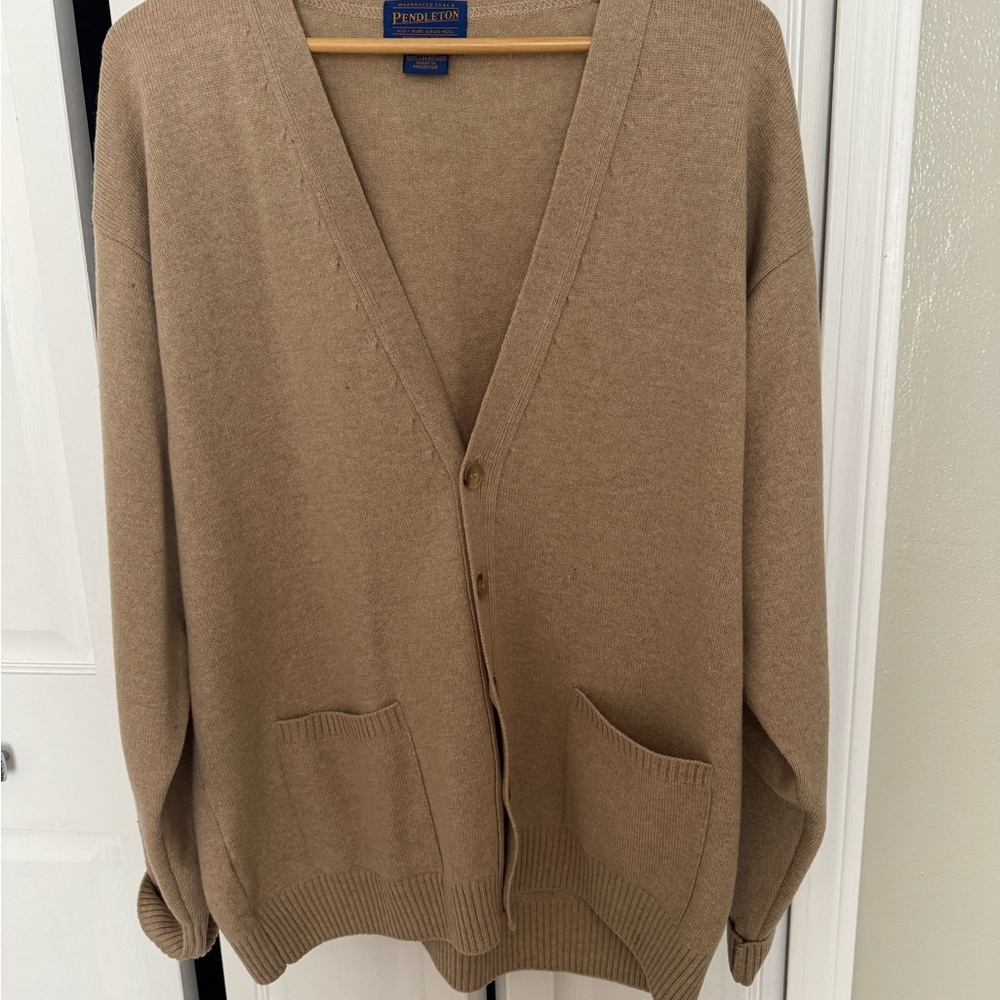 Pendleton Men's Classic Brown Cardigan
